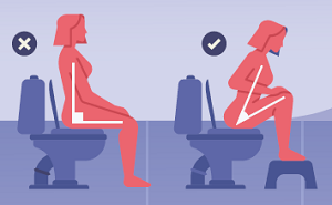 position toilettes