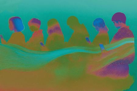 ados sur les réseaux sociaux