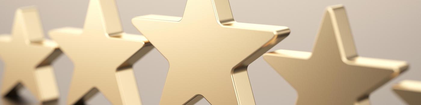 Label d’excellence symbolisé par cinq étoiles 