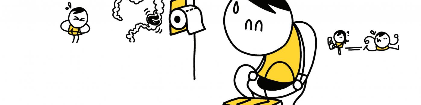 PanpanCucul - illustration mal au ventre