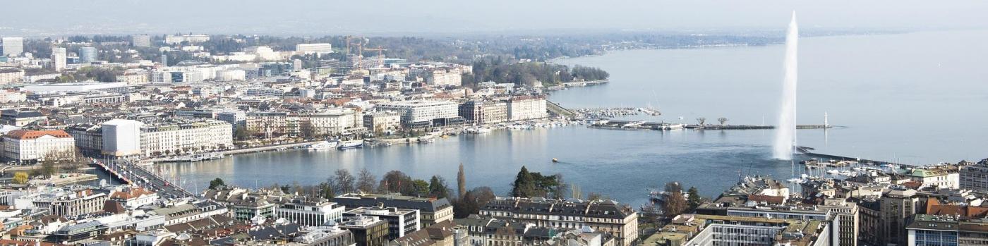 Genève vue aérienne