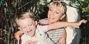 image d'Alexandra et son fils atteint de trisomie 21
